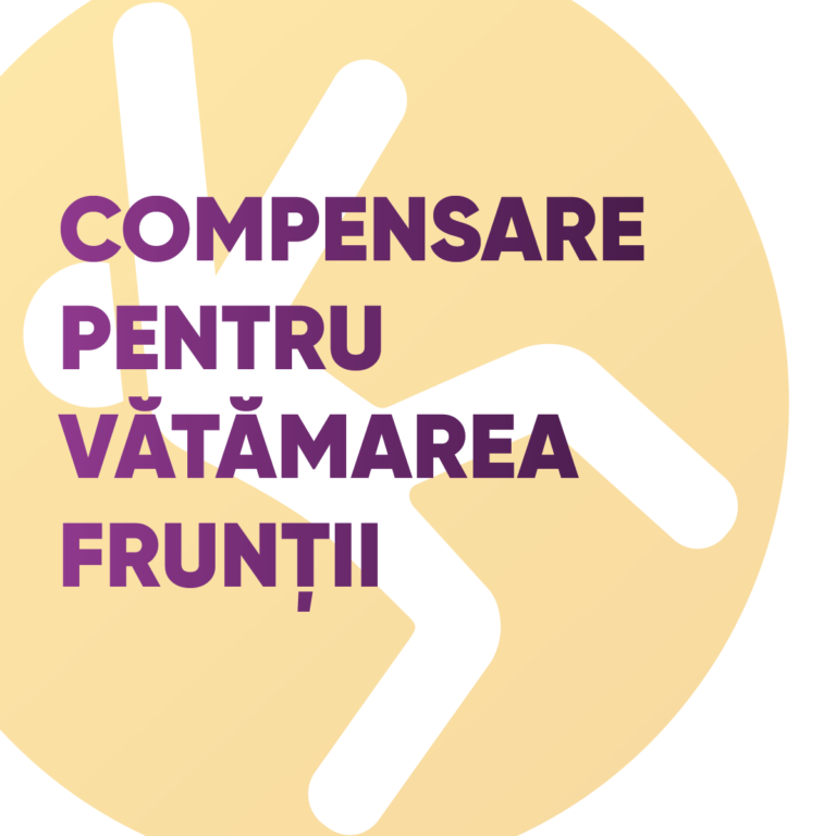 Compensare pentru vătămarea frunții