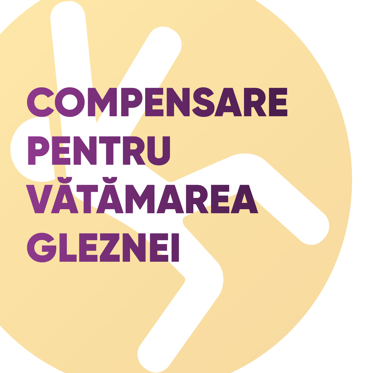 Compensare pentru vătămarea gleznei